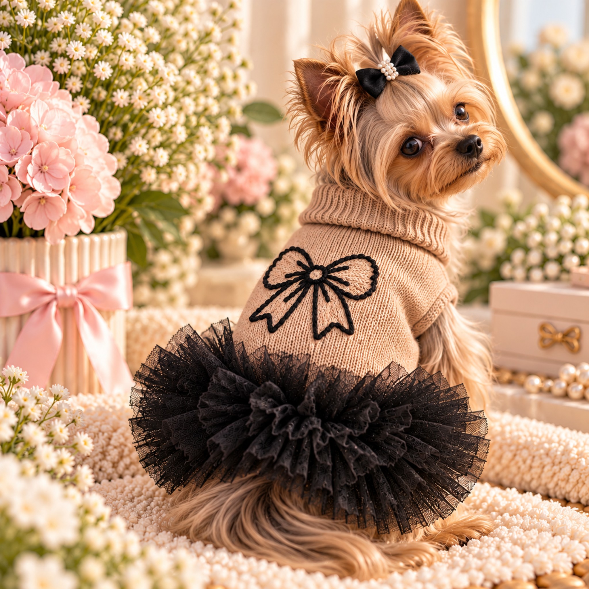 Maglioncino Fiocco di Tulle